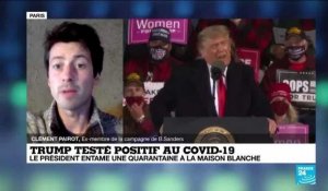 Trump testé positif au Coronavirus: "Une ironie de l'Histoire"