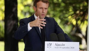 Macron solidaire de la Grèce et des migrants après l'incendie du camp de Moria