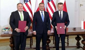Pompeo et son homologue polonais signent un accord de coopération en matière défense
