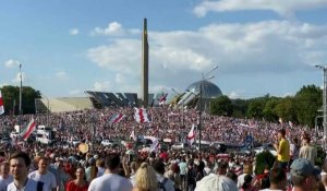 Belarus: immense manifestation d'opposition à Minsk