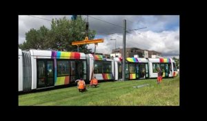 Dépannage du tramway à Angers