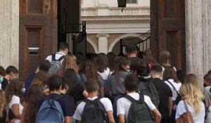 Rentrée des classes en Italie entre joie et inquiétude