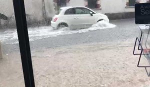 À Challans, des trombes d'eau provoquent des inondations