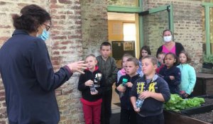 Flers (62) : la ministre Emmanuelle Wargon à la rencontre des écoliers
