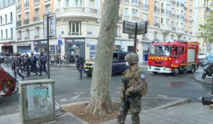 Deux blessés à l'arme blanche à Paris: pompiers et forces de l'ordre sur place (2)