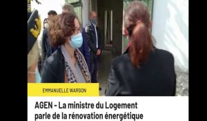AGEN - La ministre du Logement  parle de la rénovation énergétique