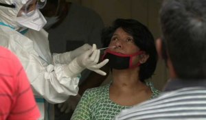 Coronavirus: centre de dépistage à Delhi, alors que l'Inde franchit la barre des six millions de cas