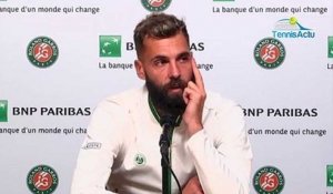 Roland-Garros 2020 - Benoit Paire : "Mon état d'esprit ? Cela m'a effrayé un peu le test parce que vous savez, on vous dit négatif, positif, négatif, positif, et on sait jamais