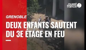 Grenoble : deux enfants sautent du 3e étage en feu