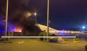 Incendie à Liège Airport