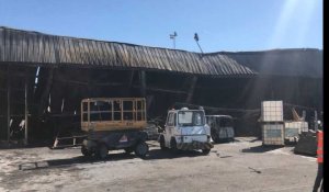 Incendie à Liège: le hangar touché par l'incendie sera détruit
