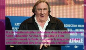Gérard Depardieu baptisé : l'acteur s'est converti à une nouvelle religion