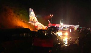 Crash d'avion en Inde: des équipes de secours sur place
