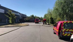 Rouvroy : état des lieux après l’incendie du parc d’activités de la Chênaie