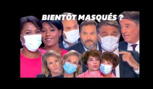 Faut-il aussi porter un masque sur les plateaux télé?