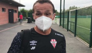 Football : Jérôme Foulon, entraîneur de l'US Maubeuge déçu par le dernier match de préparation de son équipe