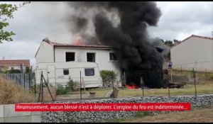 Un incendie ravage une habitation à Labruguière dans le Tarn