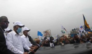 RDC: l'opposant Martin Fayulu arrive à Kinshasa
