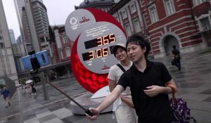 A Tokyo, l'horloge du compte à rebours redémarre à un an des JO