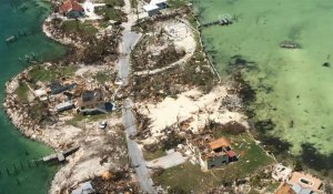 Vues aériennes des îles Abacos ravagées par l'ouragan Dorian