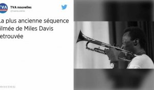 Des images filmées inédites du trompettiste Miles Davis retrouvées par l'Ina