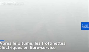 France : plus de cent trottinettes électriques repêchées dans le Rhône à Lyon