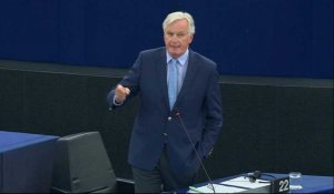 Barnier aux eurodéputés britanniques: "après le Brexit, vous devrez rendre des comptes"