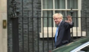 Brexit: Boris Johnson de retour de New York (2)