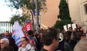 Manifestation des enseignants à Marseille : "On est là pour dénoncer la souffrance"