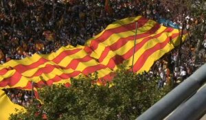 Catalogne: manifestation des anti-séparatistes à Barcelone