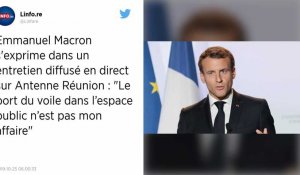 Emmanuel Macron déclare que « le port du voile dans l'espace public » n'est pas son « affaire »