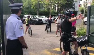 Stage senior à vélo avec la police à Annecy