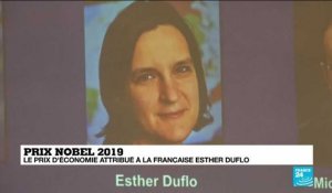 Le prix Nobel d'économie attribué à la française Esther Duflo