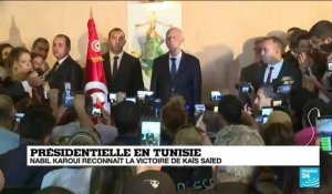 Présidentielle en Tunisie : Nabil Karoui reconnaît la victoire de Kaïs Saïed