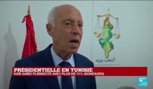 Kaïs SAÏED, président de la TUNISIE : "ambiance incroyable"