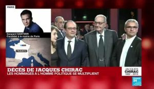 Décès de Jacques Chirac : "Il a toujours défendu Paris [...] C'est un modèle pour nous tous"