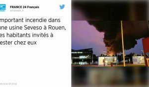 Rouen : explosions et incendie sur le site Seveso de Lubrizol, 13 communes maintenant confinées.