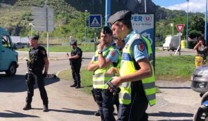 Grosse opération de contrôle en Ariège avec les policiers de la PAF