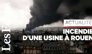 L'incendie de Lubrizol à Rouen éteint, les inquiétudes demeurent