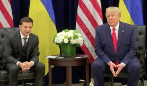 Appel controversé: "Pas de pression", disent Trump et Zelensky