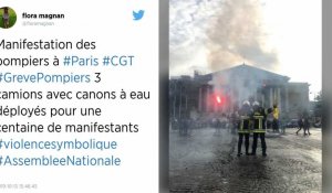 Des milliers de pompiers « en colère » manifestent à Paris