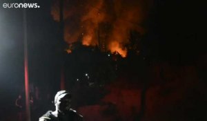 Grèce : nouvel incendie dans un camp de migrants surpeuplé