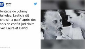 Héritage de Johnny Hallyday: Laeticia dit "choisir la paix"