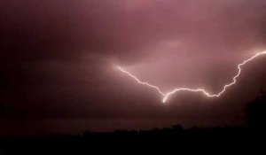 Un internaute a filmé l'orage à Vieille-Eglise