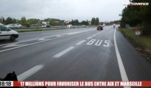 Le 18:18 : Cette voie de bus qui permet de gagner jusqu'à 20 minutes sur le trajet Aix - Marseille