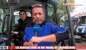 Le 18:18 : "Nous ne sommes pas des empoisonneurs !" Le coup de gueule des agriculteurs qui ont manifesté aujourd'hui en Provence