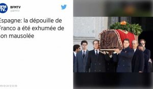 La dépouille de Franco a été exhumée en Espagne