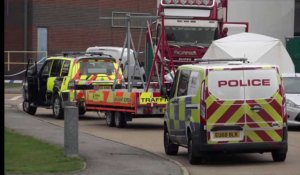 39 corps ont été découverts dans un camion à mercredi à Grays dans l'Essex, à l'est de Londres