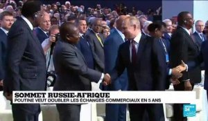 Sommet Russie-Afrique : Poutine veut doubler les échanges commerciaux en 5 ans
