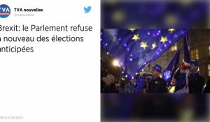 Brexit : Le Parlement britannique rejette à nouveau la demande d'élections anticipées